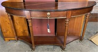 Large Demilune Console Table by Sherrill