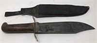 WWII Era Pakistani Bowie Knife with Holster