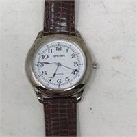 Gruen Quartz Watch with Original Leather Band