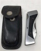 Black Sharp Leatherman Case and Pocket Knife