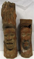 Hand Carved Cypress Knee Folk Art Statues