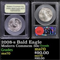 2008-s Bald Eagle Modern Commem Half Dollar 50c Gr