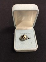 Vintage Sterling Yin Yang Ring