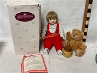 Ashton Drake Sammy & Sharing Bear doll