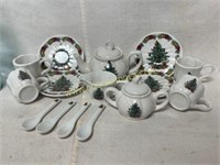 Childs Christmas tea set