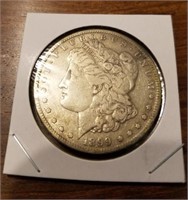 1899-s Morgan silver dollar. Very nice coin