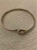 TIFFANY & CO 925/750 BANGLE BRACELET