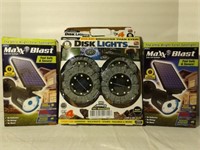 Garden Disk Lights & Solar Spotlights
