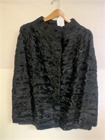 Black Persian Lambs Wool Jacket, Approx Size Med
