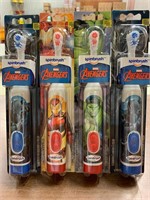 Spinbrush 'Marvel 2' Avengers, Qty. 4 NEW