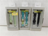 Heyday Watch Bands Lot of 3 Apple Watch 38/40mm