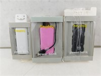 Heyday Charging Power Banks Lot of 3