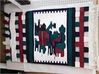 46x29 Mayian Aztec Tapestry Woven
