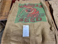 5 Michigan Certified Seed bags