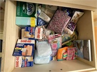 Contents of Drawer and Cabinet