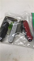 Bag of Mini Pocket Knives