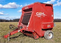 Gehl 1875 Round Baler. Used In Good Condition.