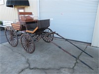 Wooden Sport Horse Carriage