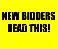 Attention New Bidders and Out of Province Bidders