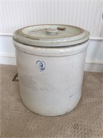 Large Vintage 8 Gallon Crock with Lid