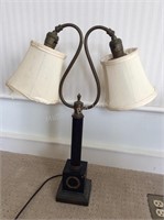 Vintage Lamp with Metal Base, 22" tall