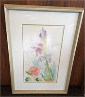 Signed Watercolor Painting, 21 1/4"x31 1/4”