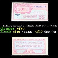 Military Payment Certificate (MPC) Series 471 50c