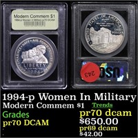 Proof 1994-p Women In Military Modern Commem Dolla