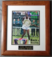 Venus Williams Wimbeldon Champion Signed Cover