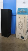 2 Omni Audio Speakers(never used,1 NIB)-10"x3'H