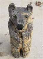 2' CHAINSAW  CARVED BEAR