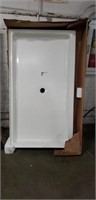 Swan White VTEK Shower Floor Approx. 34" x 60"