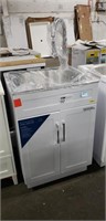 Glacier Bays All-In-One Laundry Sink Cabinet W