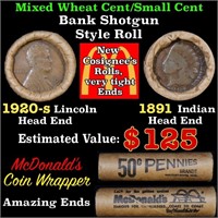 Mixed small cents 1c orig shotgun Bandt McDonalds