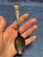 Sterling silver souvenir spoon "Indianapolis"