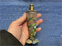 Dragonfly & Butterfly perfume bottle