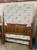 Serta queen size mattress-box set w/frame