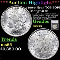 ***Auction Highlight*** 1890-o Morgan Dollar Near
