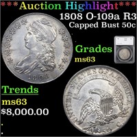 ***Auction Highlight*** 1808 Capped Bust Half Doll
