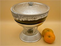 Mid Century Continental Silver Fondue/Chafing Set