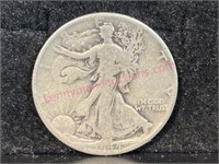 1944 Walking Liberty half dollar (90% silver)