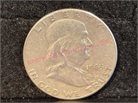1963 Franklin half dollar (90% silver)