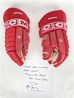 Mike Ramsey Signed Game Worn Detroit Red Wings