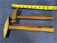 Lot of 2 antique smaller hammers