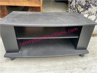 Modern rolling tv stand (34in wide)