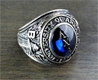 University of Arkansas Sterling Silver Ring