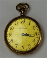 Antique Waltham 15 Jewels Sapphire Pocket Watch