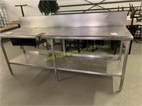 93" Stainless Table