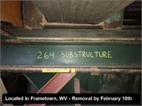 LOT, MARKED SUBSTRUCTURE & STEEL PATE (NOT