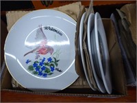 Section of decorative plates - cups - knick knacks